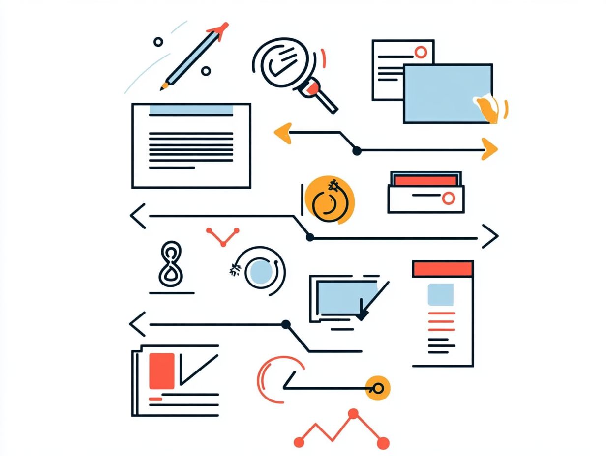 A visual representation of planning content types and formats