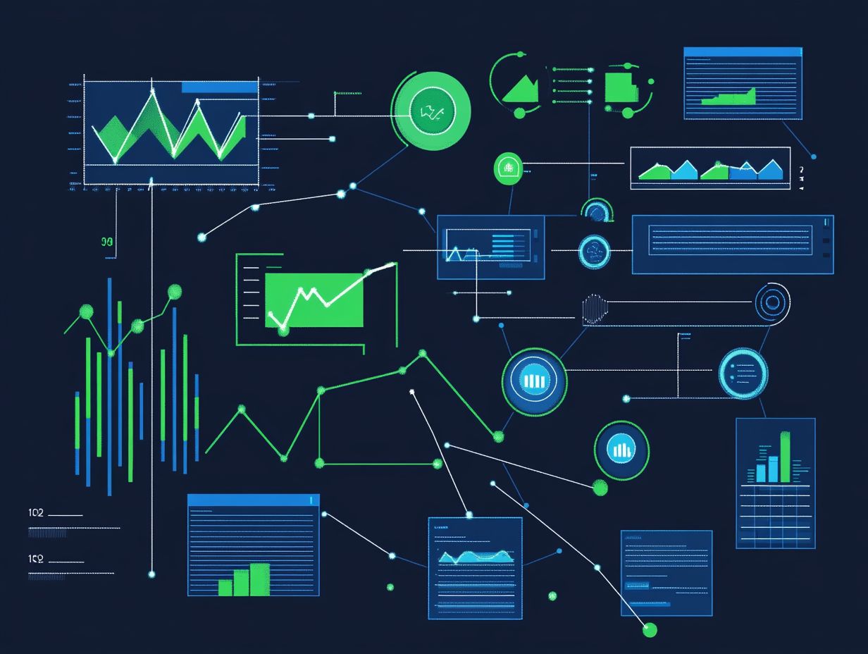 Infographic showing tools to track lead management metrics.