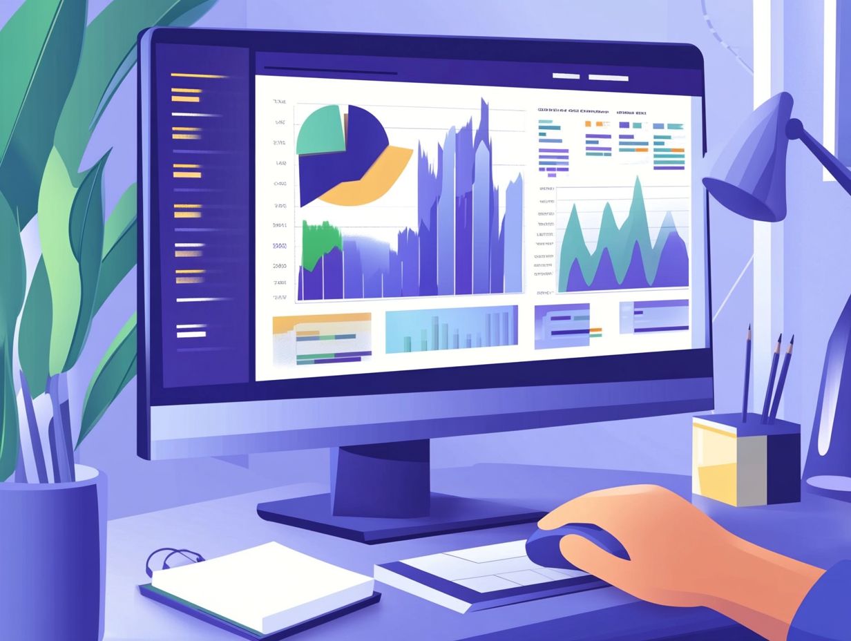 Illustration of a Lead Management Dashboard