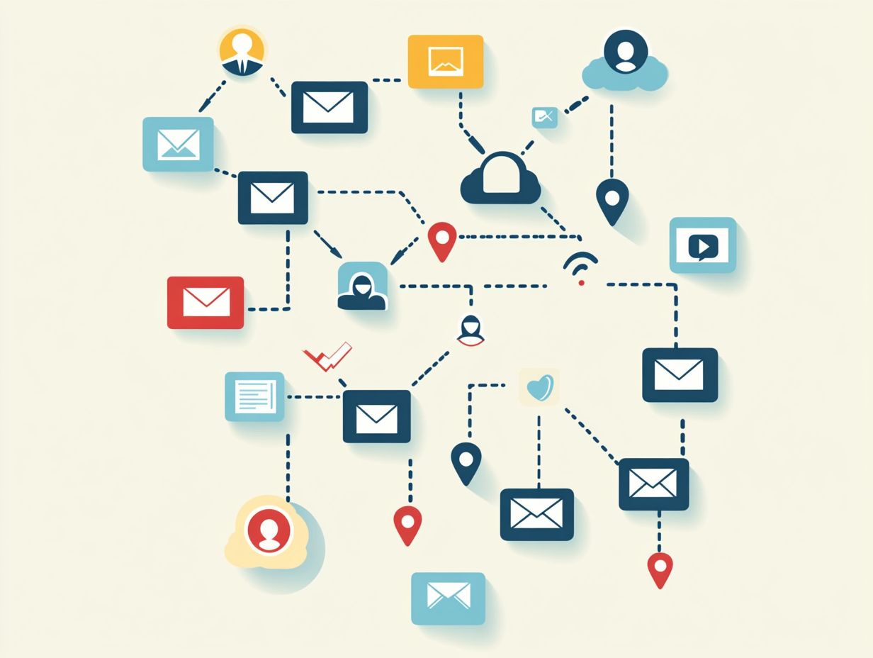 Infographic on identifying the right content for lead nurturing.