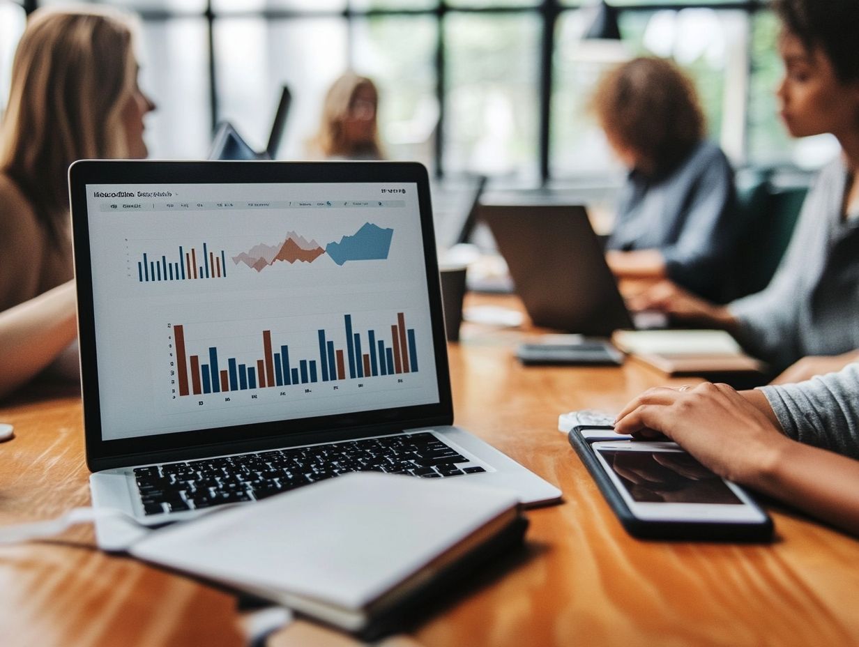 A visual representation of measuring success in social media marketing campaigns