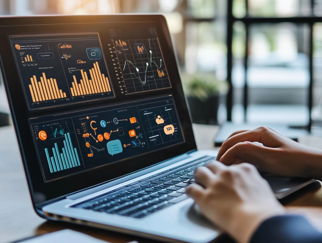 Visual representation of key takeaways from social media analytics