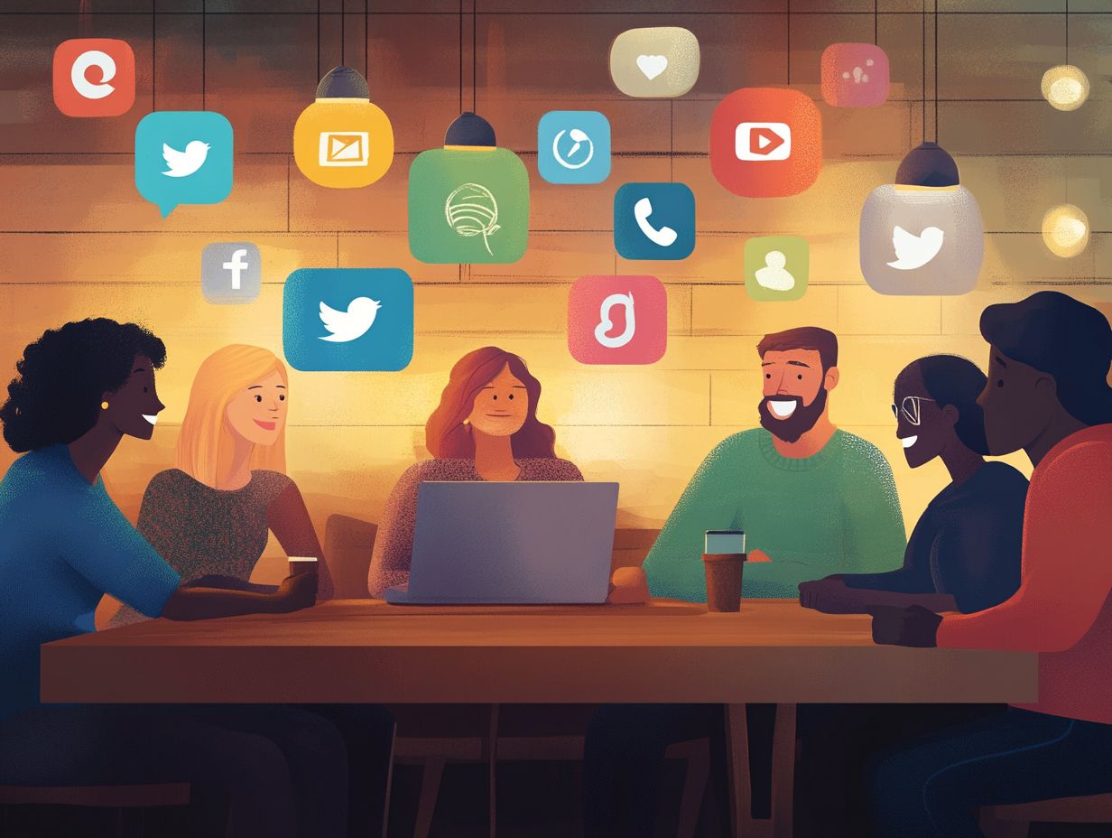 What are some benefits of using social media for community engagement?