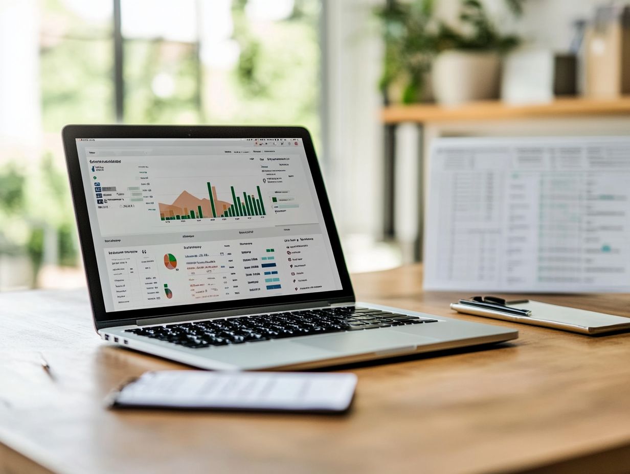 Image depicting tools and techniques for tracking ROI in content marketing