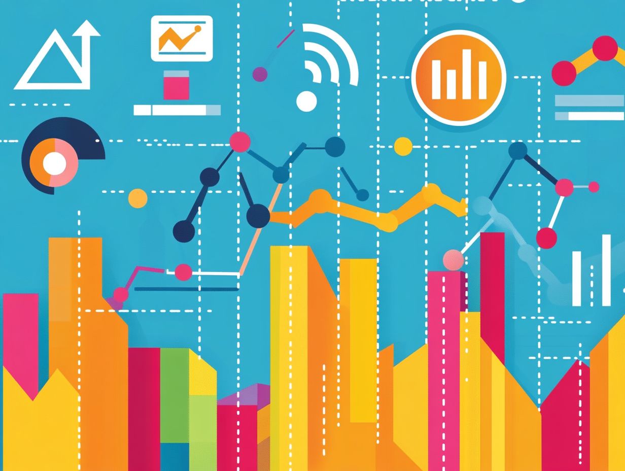 Infographic showing the top 7 metrics for B2C lead generation.