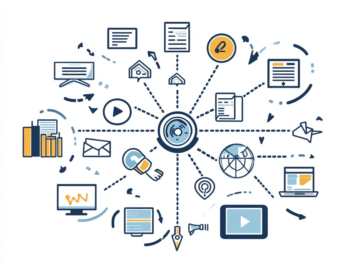 Illustration of Steps and Best Practices in Content Strategy