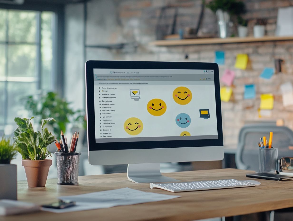 Illustration of emoji challenges in email marketing