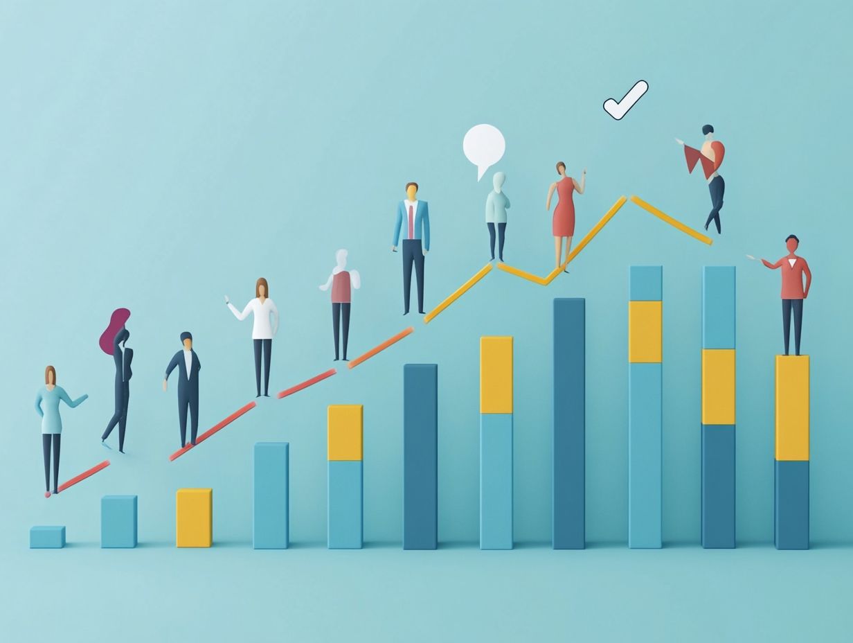 Graph showing average lead conversion rates across various industries